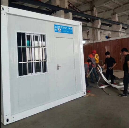 拉萨林周县打包式集装箱活动房图片案例
